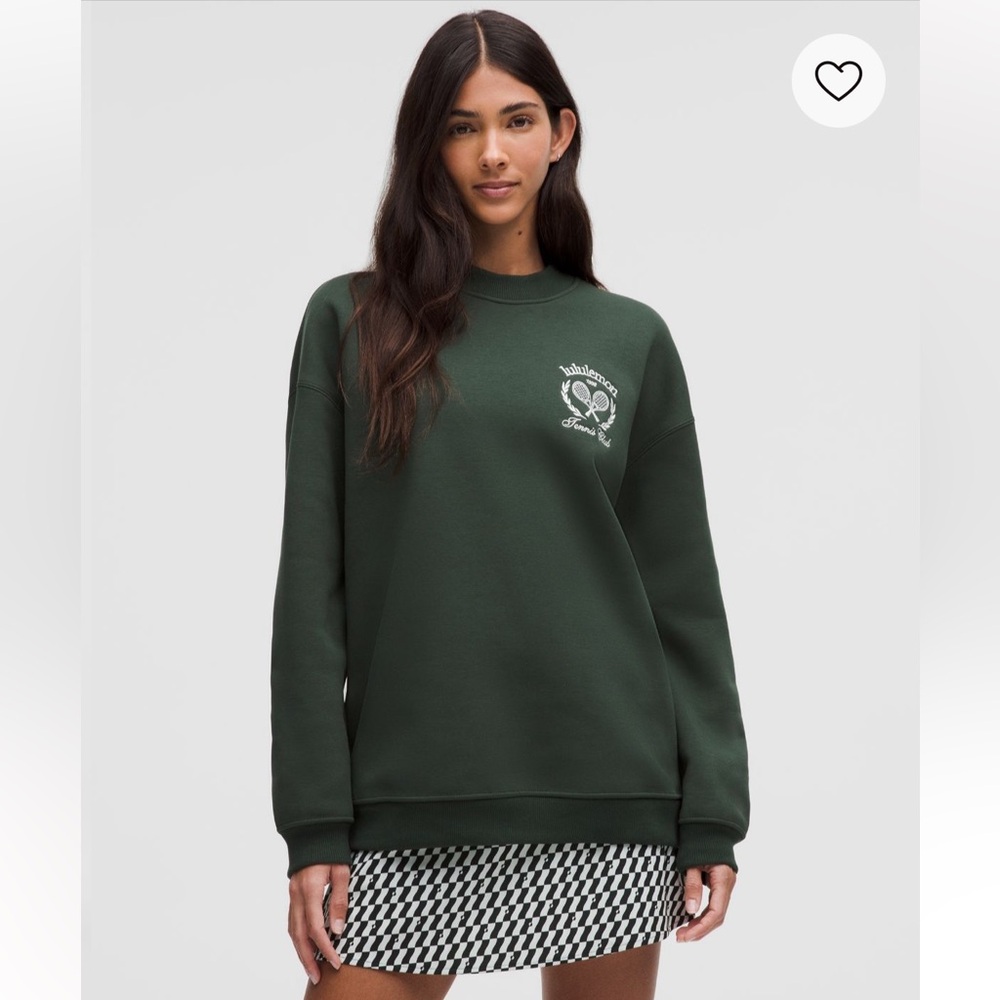 Lululemon heavyweight fleece pullover tennis club